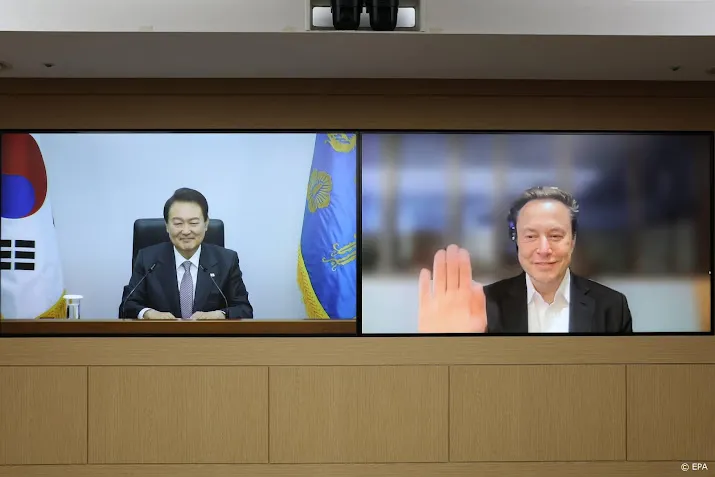 musk ziet zuid korea als topkandidaat voor investeringen tesla