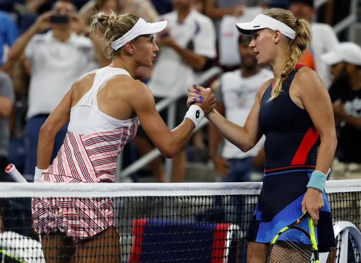 na halep strandt ook wozniacki in new york