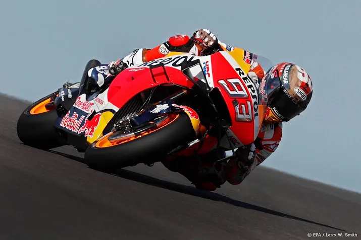 na noodweer pakt marquez pole in austin