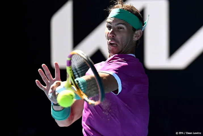nadal bereikt zonder setverlies derde ronde australian open