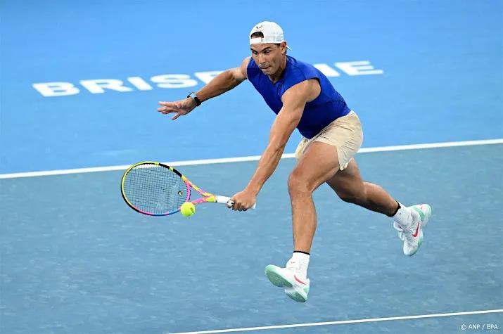 nadal bij rentree in brisbane gekoppeld aan qualifier