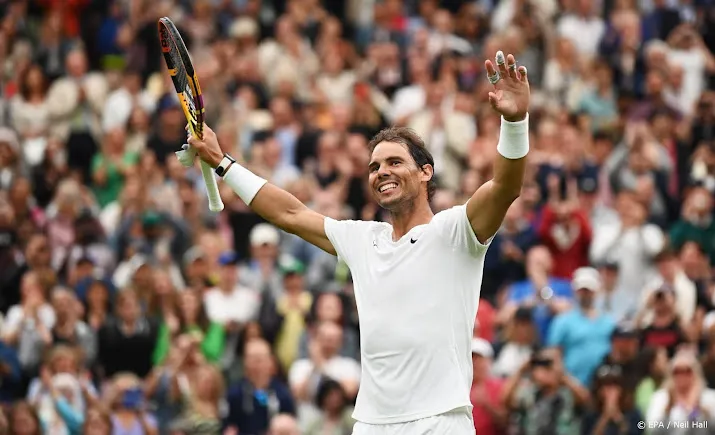 nadal heeft opnieuw vier sets nodig op wimbledon