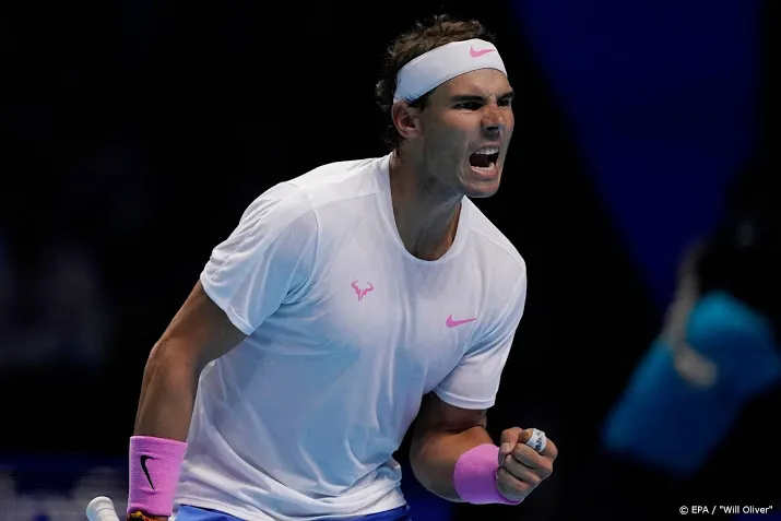 nadal houdt na zege kans op laatste vier