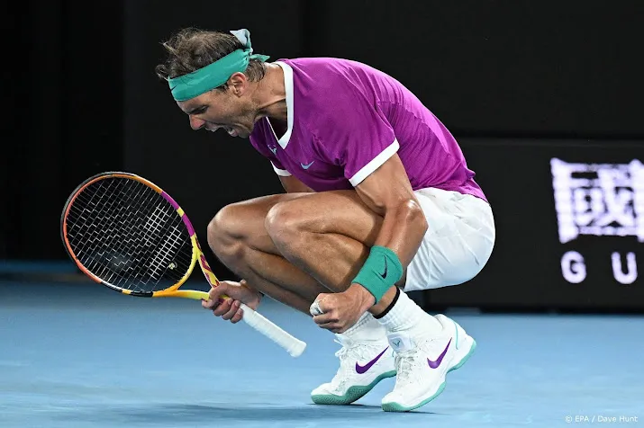 nadal in vier sets verder in melbourne