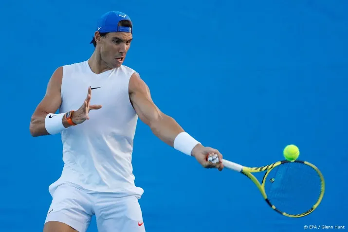 nadal komt niet in actie in brisbane