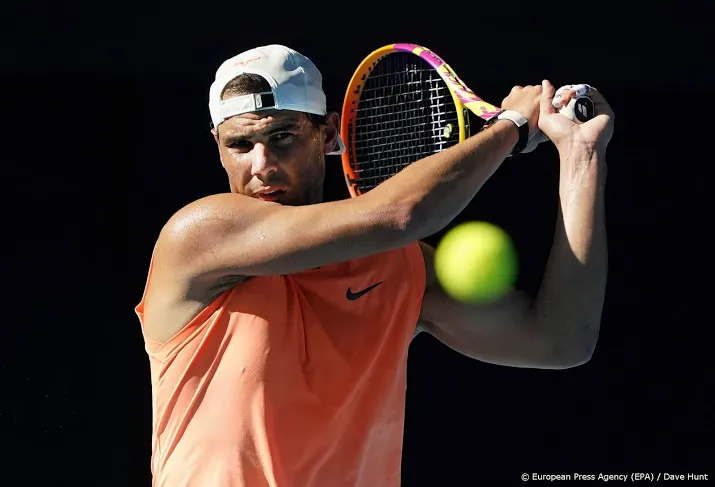 nadal laat eerste duel atp cup schieten wegens rugklachten