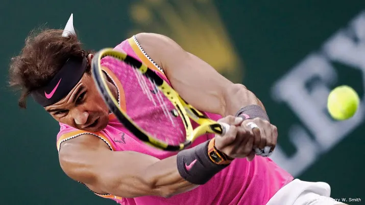 nadal laat zich niet verrassen in indian wells