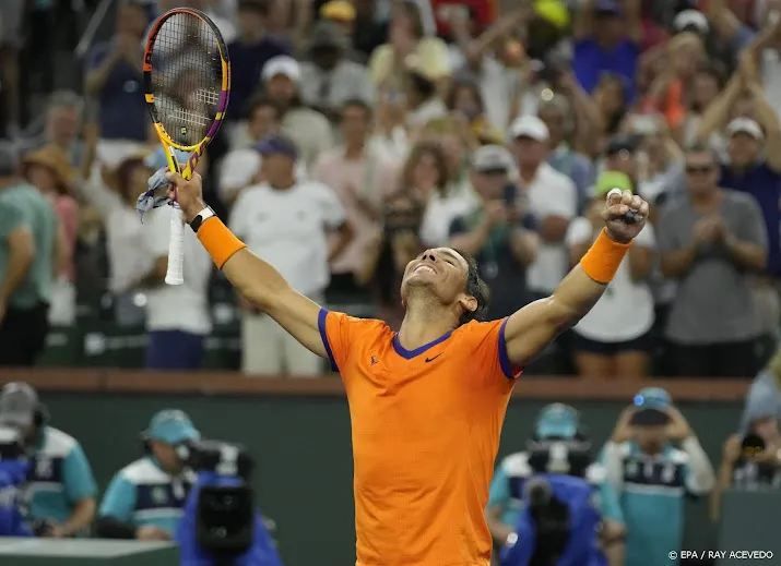nadal naar finale indian wells na winst op landgenoot alcaraz