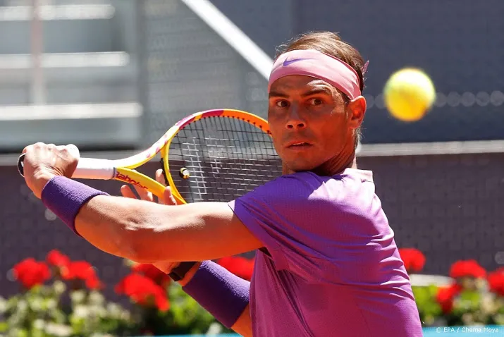 nadal naar kwartfinales tennistoernooi madrid