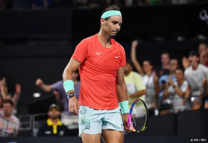 nadal oogt niet fit en strandt in kwartfinale brisbane