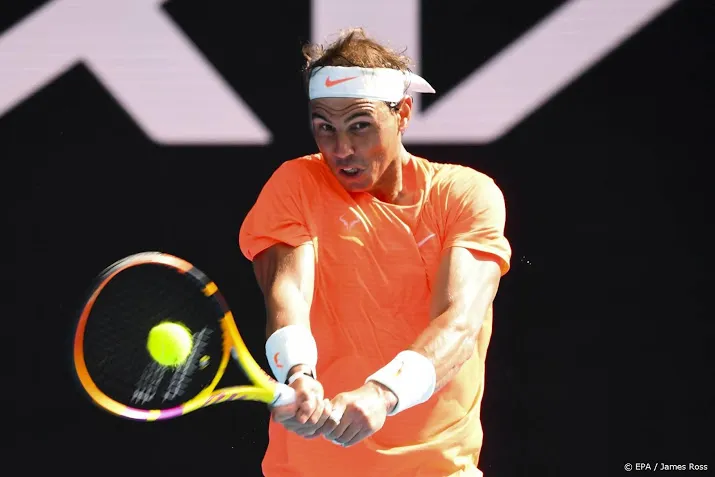 nadal stoot door naar kwartfinales australian open