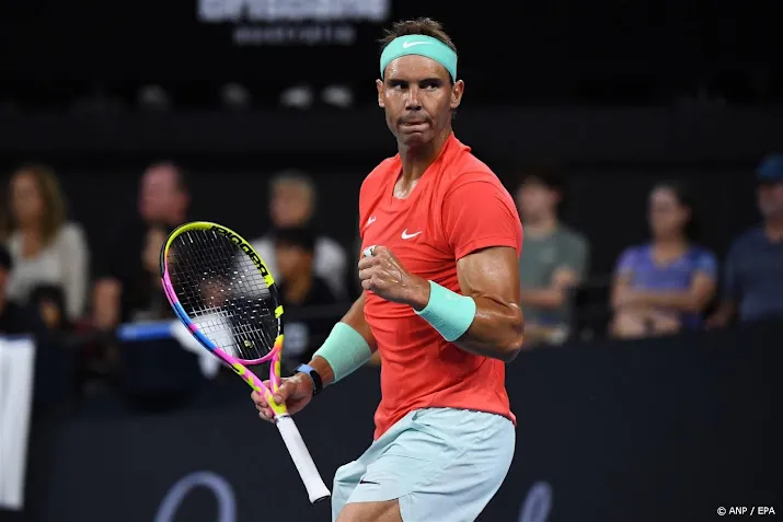nadal viert rentree met zege op thiem in brisbane