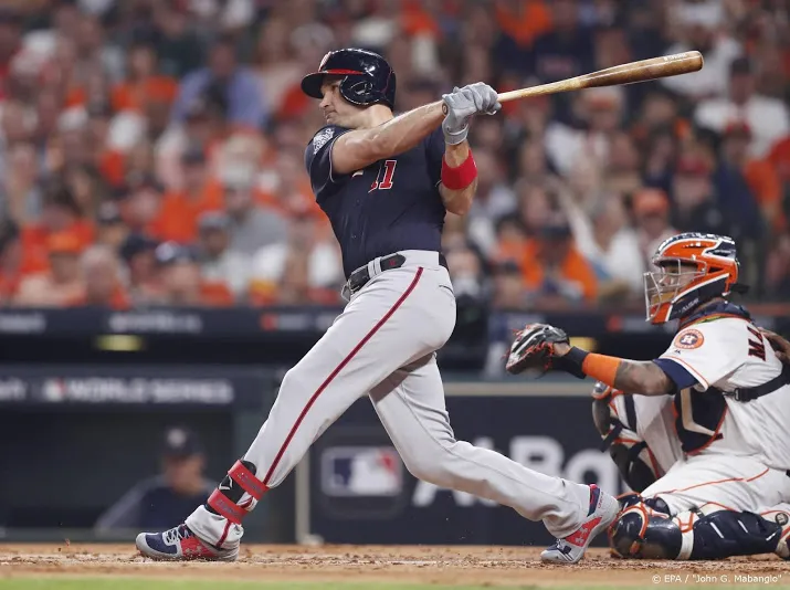 nationals winnen eerste duel world series