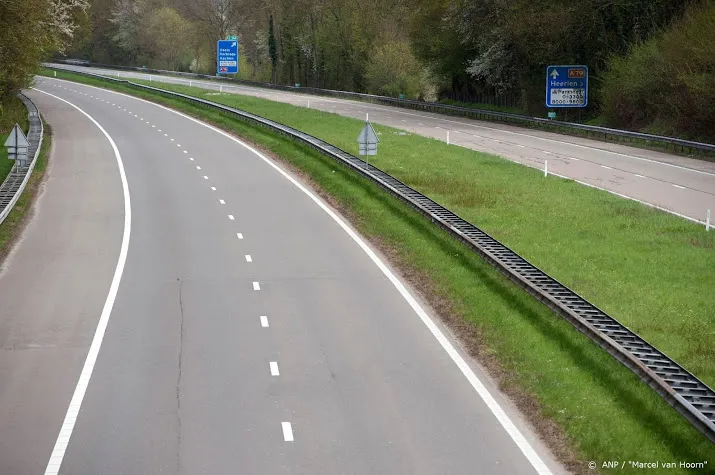 nauwelijks files op snelwegen na oproep thuis te werken