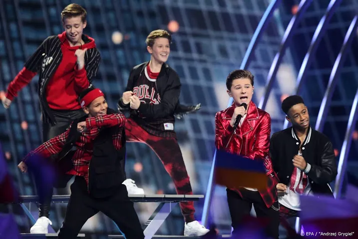 nederland 4e bij junior eurovisie songfestival
