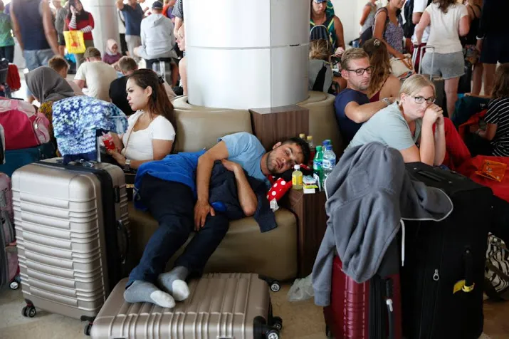 nederlanders lombok nog niet massaal terug