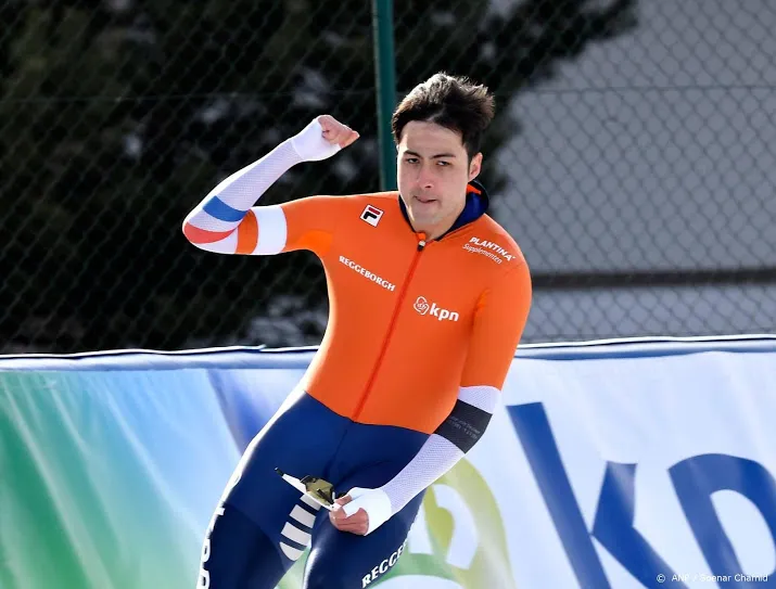 nederlands podium op 1000 meter goud verbij