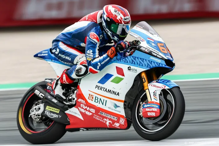 nederlandse moto2 coureurs buiten punten in afgebroken regenrace