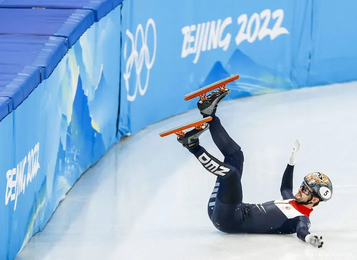 nederlandse shorttrackmannen stranden in series 500 meter