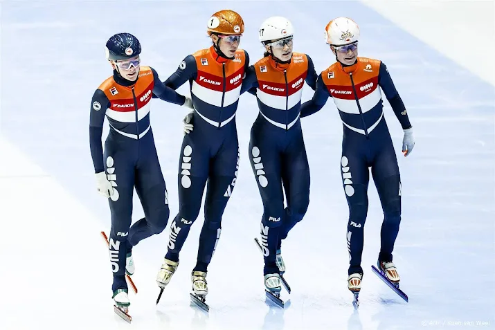 nederlandse shorttrackploegen bij wk naar finale op aflossing