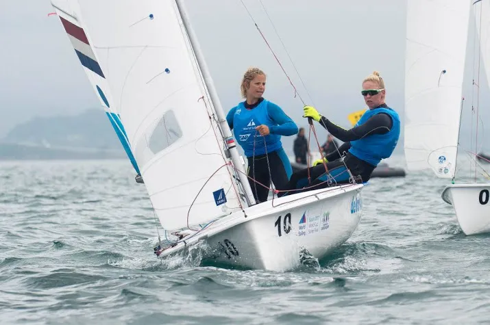nederlandse zeilers naast podium in miami