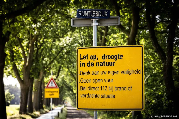 neerslagtekort nadert dat van recorddroge jaar 1976