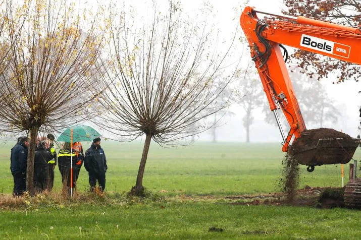 niets gevonden op eerste graafplek koekange