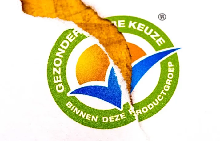 nieuw voedsellogo nodig nu vinkje verdwijnt