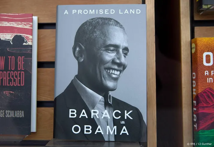 nieuwe boek obama meteen bovenaan in bestseller 60