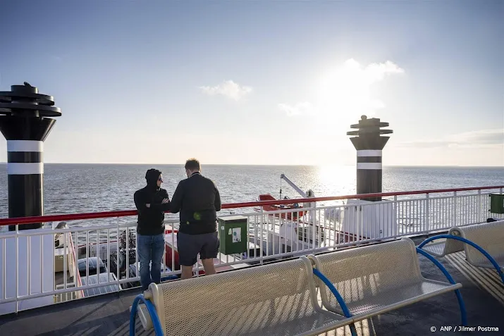 nieuwe dienstregeling boot ameland verloopt zeer voorspoedig