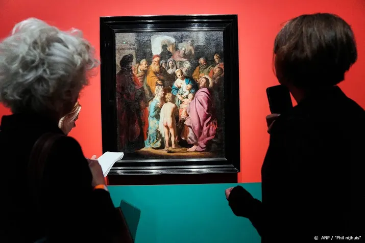 nieuwe rembrandt voor het eerst te zien
