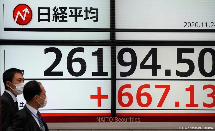nikkei begint hoger aan laatste week 2020