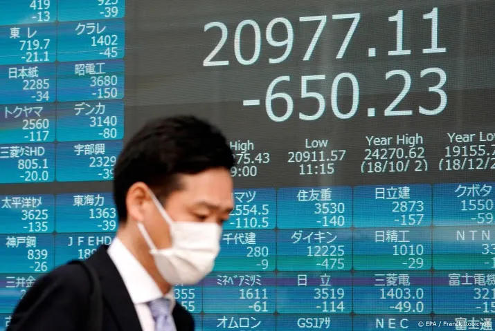 nikkei daalt na lange vakantieperiode