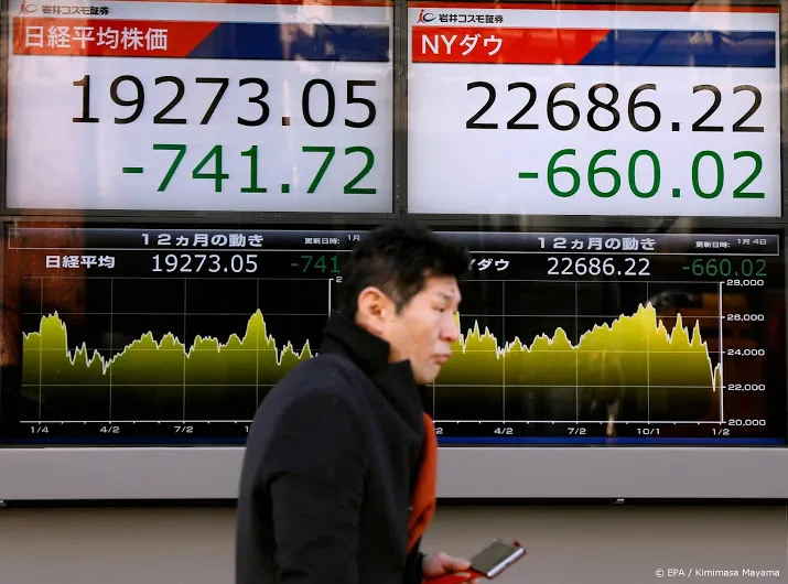 nikkei lager door duurdere yen