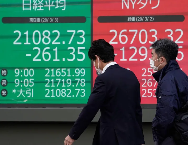 nikkei nipt hoger in gemengde regio