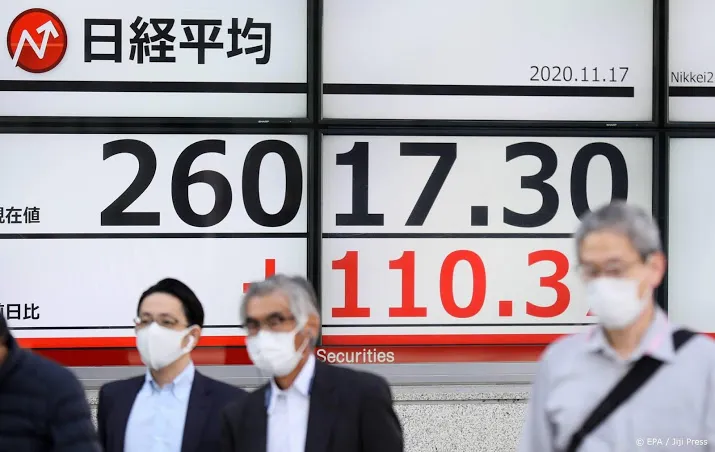 nikkei sluit hoger in gemengde regio
