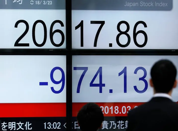 nikkei sluit licht lager