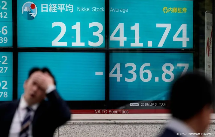 nikkei staakt zevendaagse winstreeks