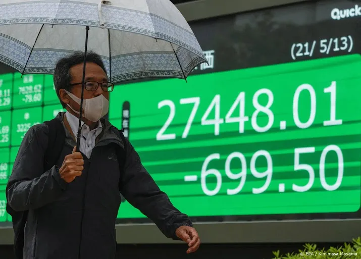 nikkei veert licht op na sterke stijging japanse export