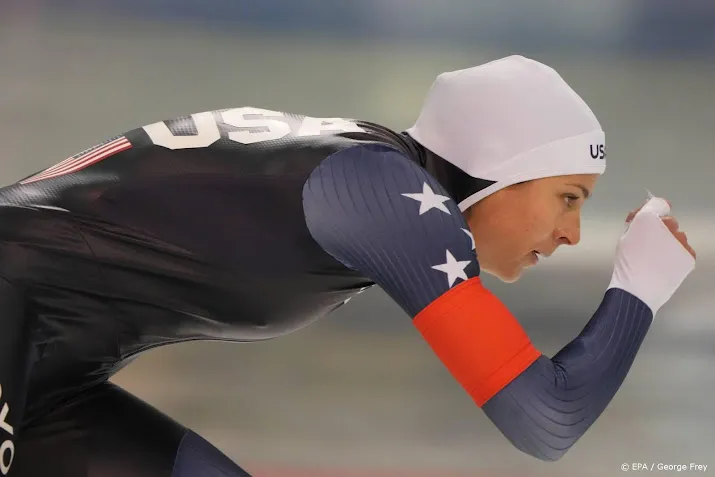 nipte zege schaatsster bowe op 1500 meter in calgary