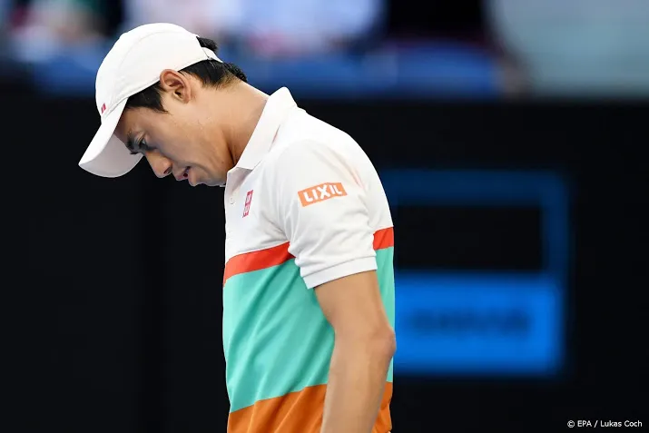 nishikori geeft op in kwartfinale