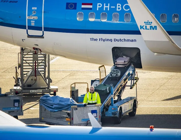 nog niet alle koffers klm passagiers op bestemming