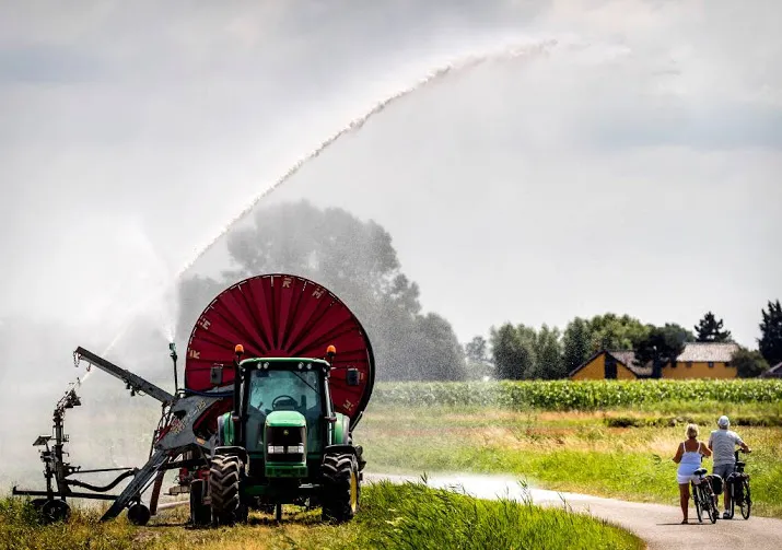 nog nooit zo weinig regen in juli