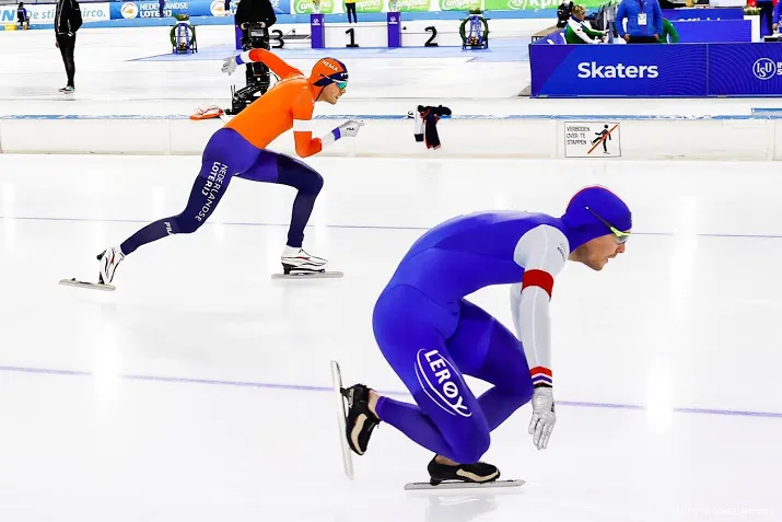 noorse schaatser pedersen is roest te snel af bij ek allround
