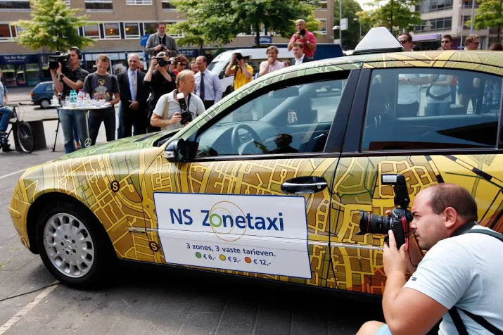 ns zonetaxi op fors meer stations