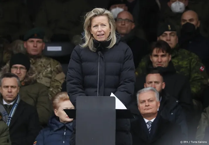 ollongren militairen in litouwen meer dan ooit van belang