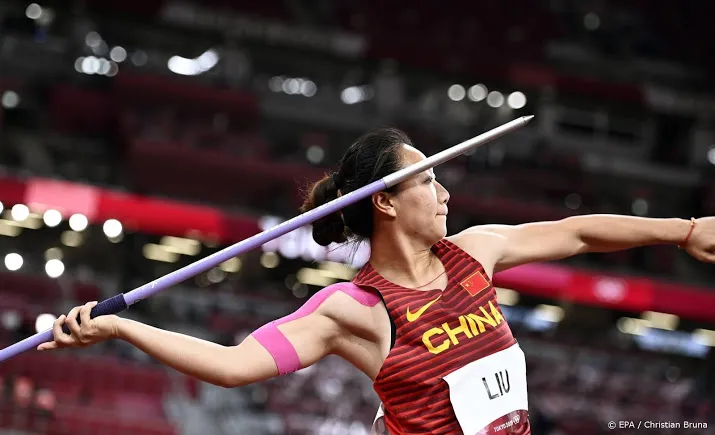 olympisch goud voor chinese speerwerpster liu