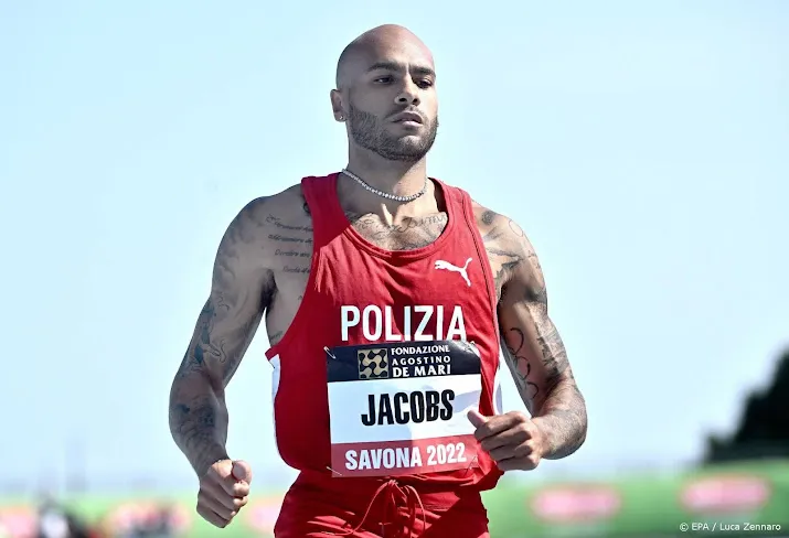 olympisch kampioen jacobs pakt europese titel op 100 meter