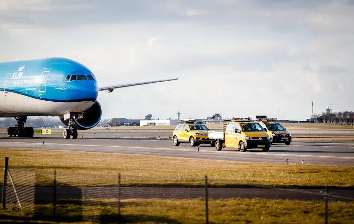 olympische ploeg geland op schiphol
