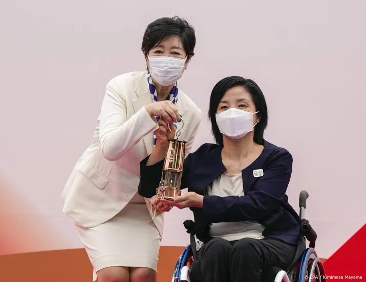 olympische vlam arriveert twee weken voor start spelen in tokio